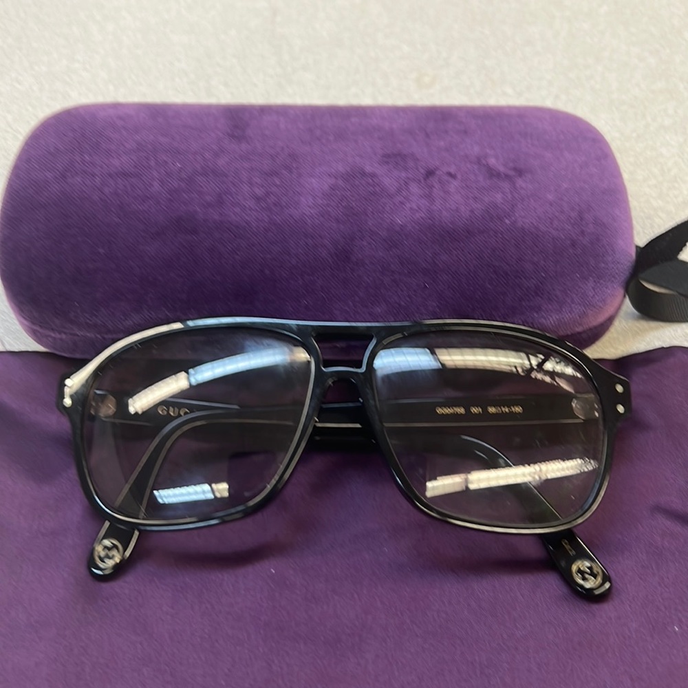 Gucci- GG0475S Geometric Sunglasses